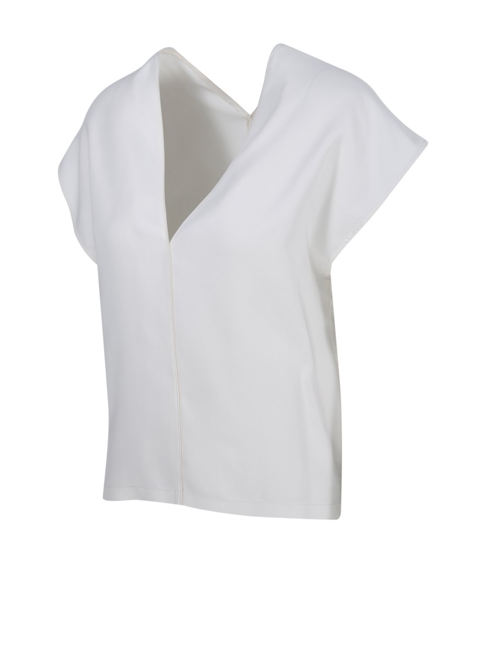 Forte Forte V-Neck Short-Sleeved Blouse