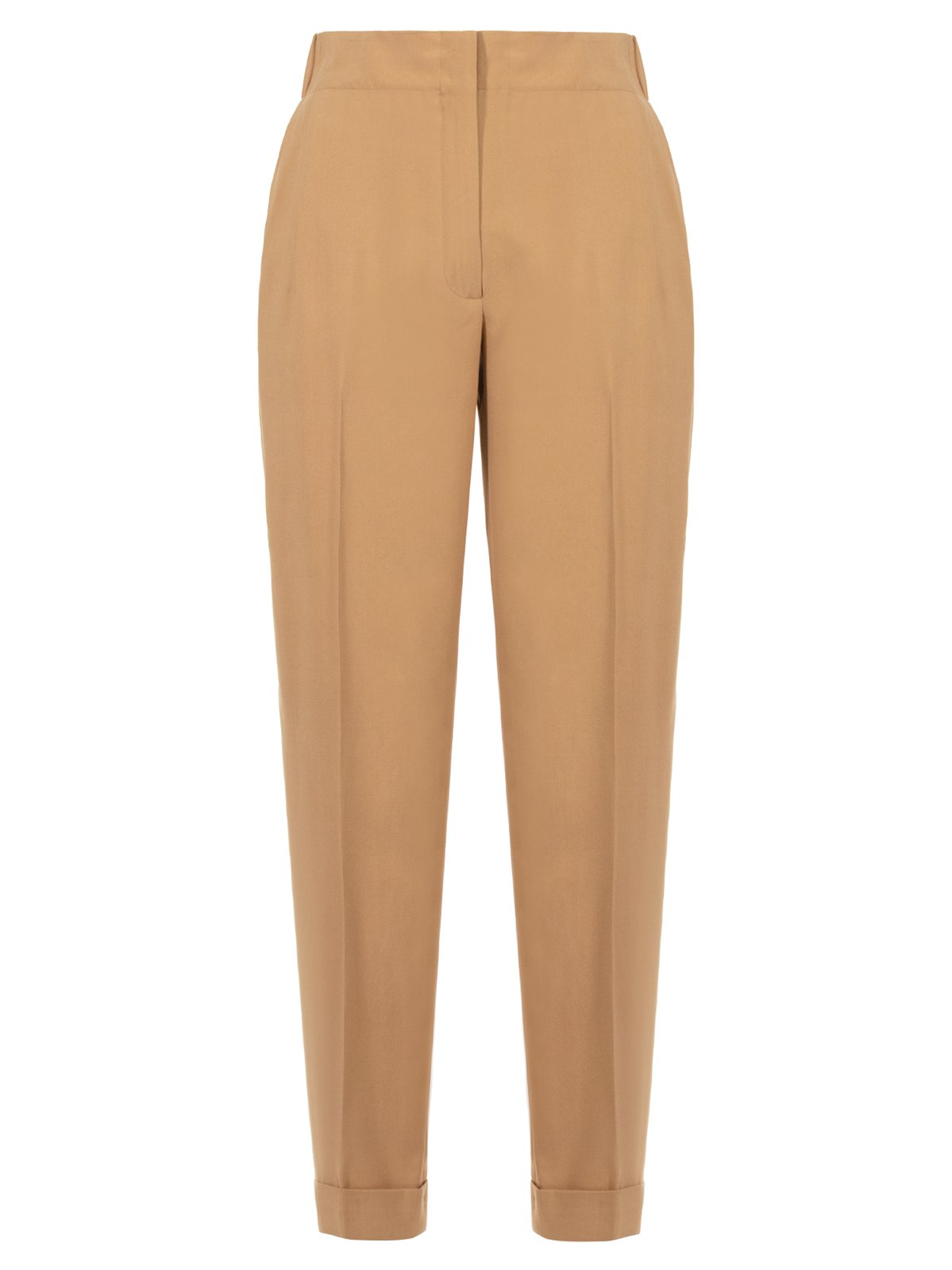 Ferragamo High-Waisted Straight Leg Pants