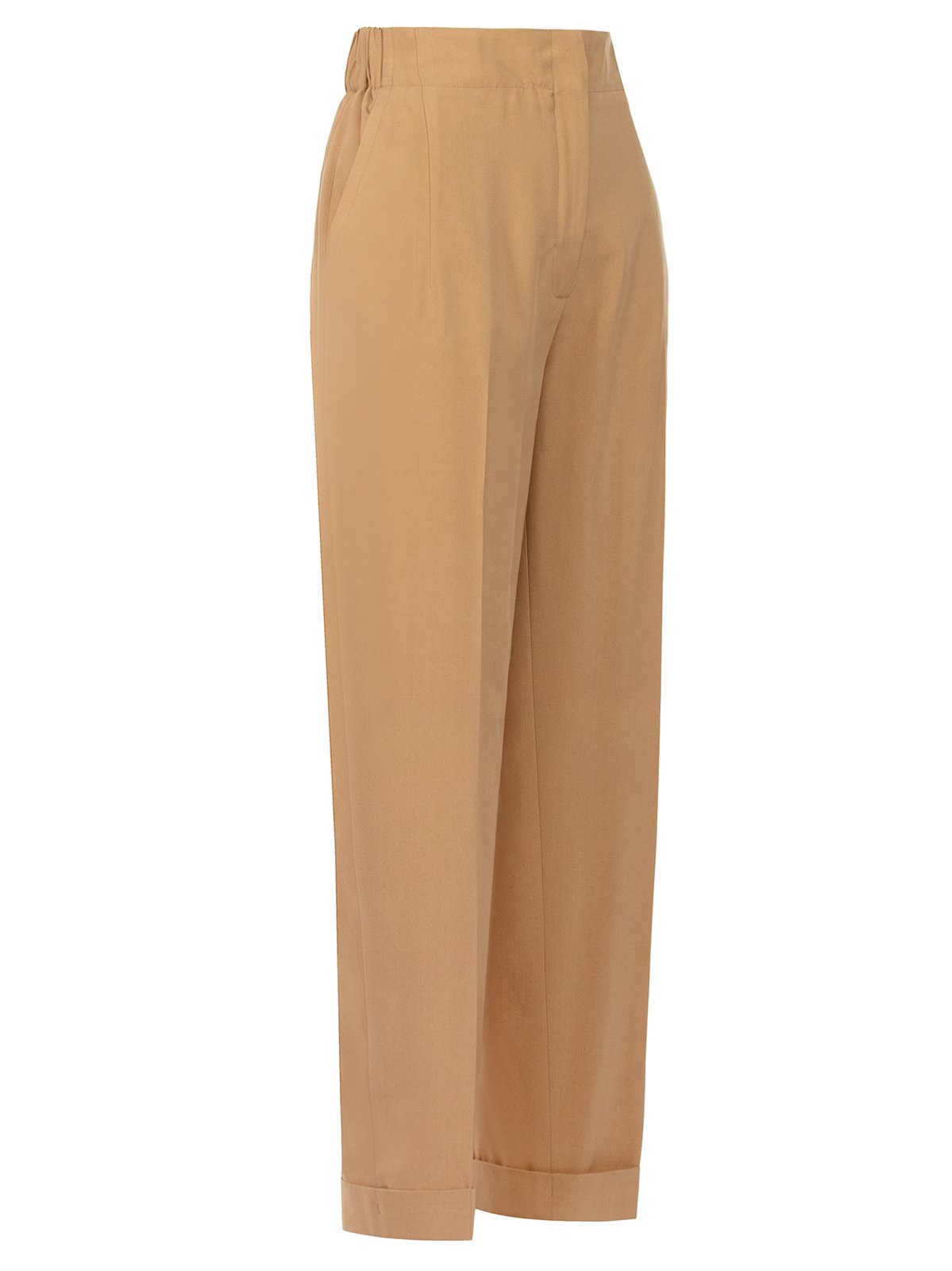Ferragamo High-Waisted Straight Leg Pants