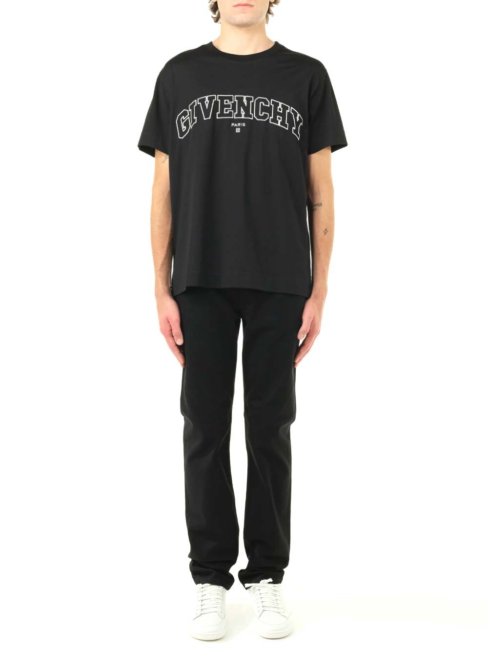 Givenchy Logo-Embroidered Jersey T-Shirt