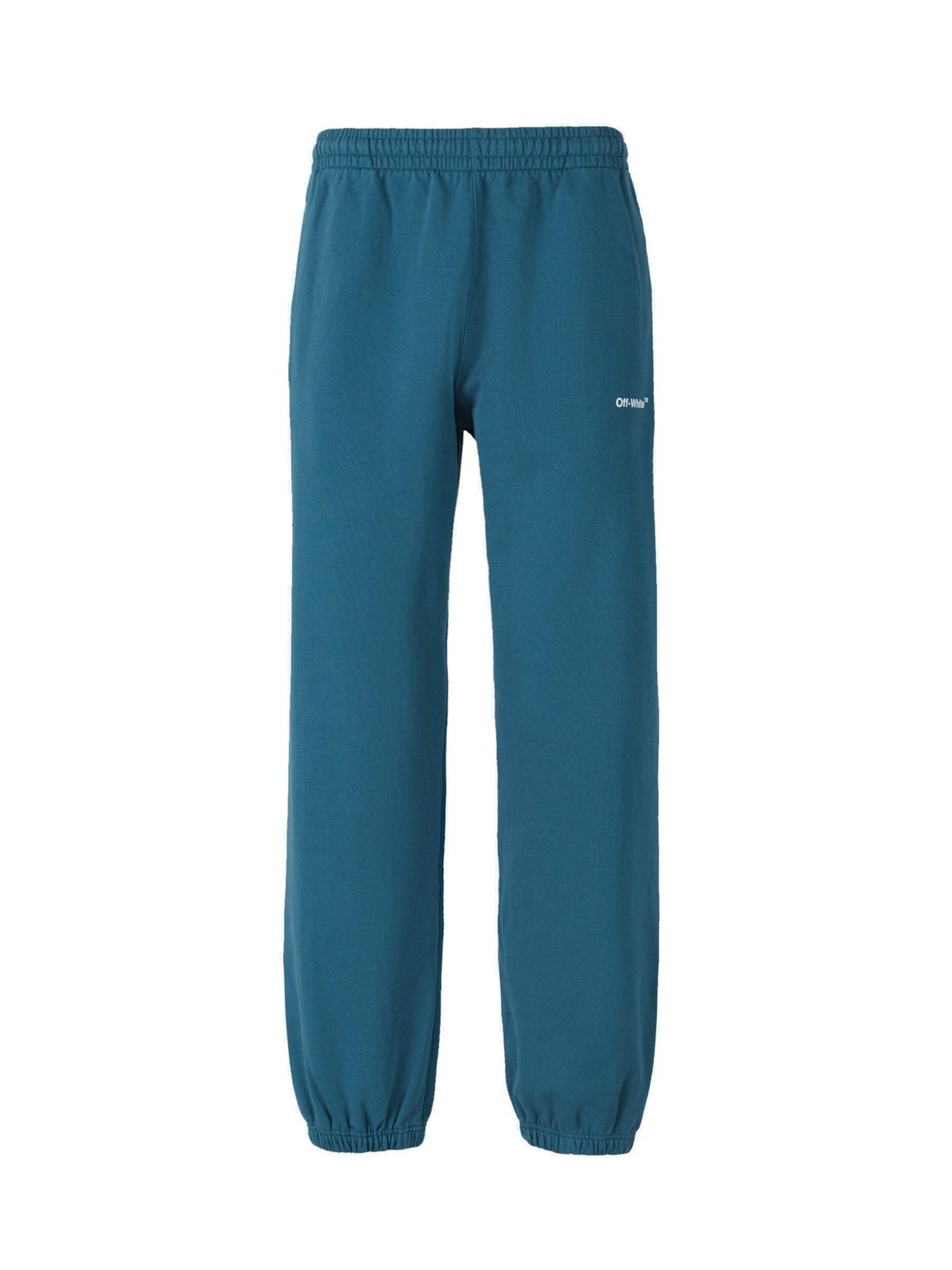 Off-White Logo Printed Elasticated Waistband Trousers