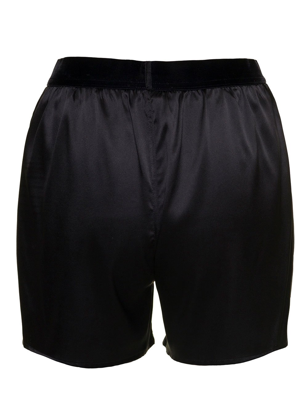 Tom Ford Satin-Shorts mit Logobund