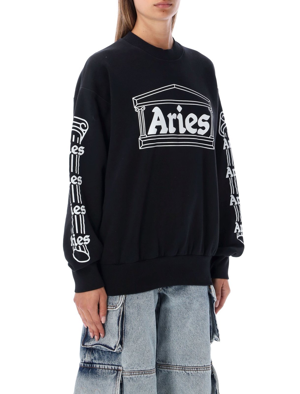 Sweatshirt mit Widder-Logo und Rundhalsausschnitt 4 Sweatshirt mit Widder-Logo und Rundhalsausschnitt