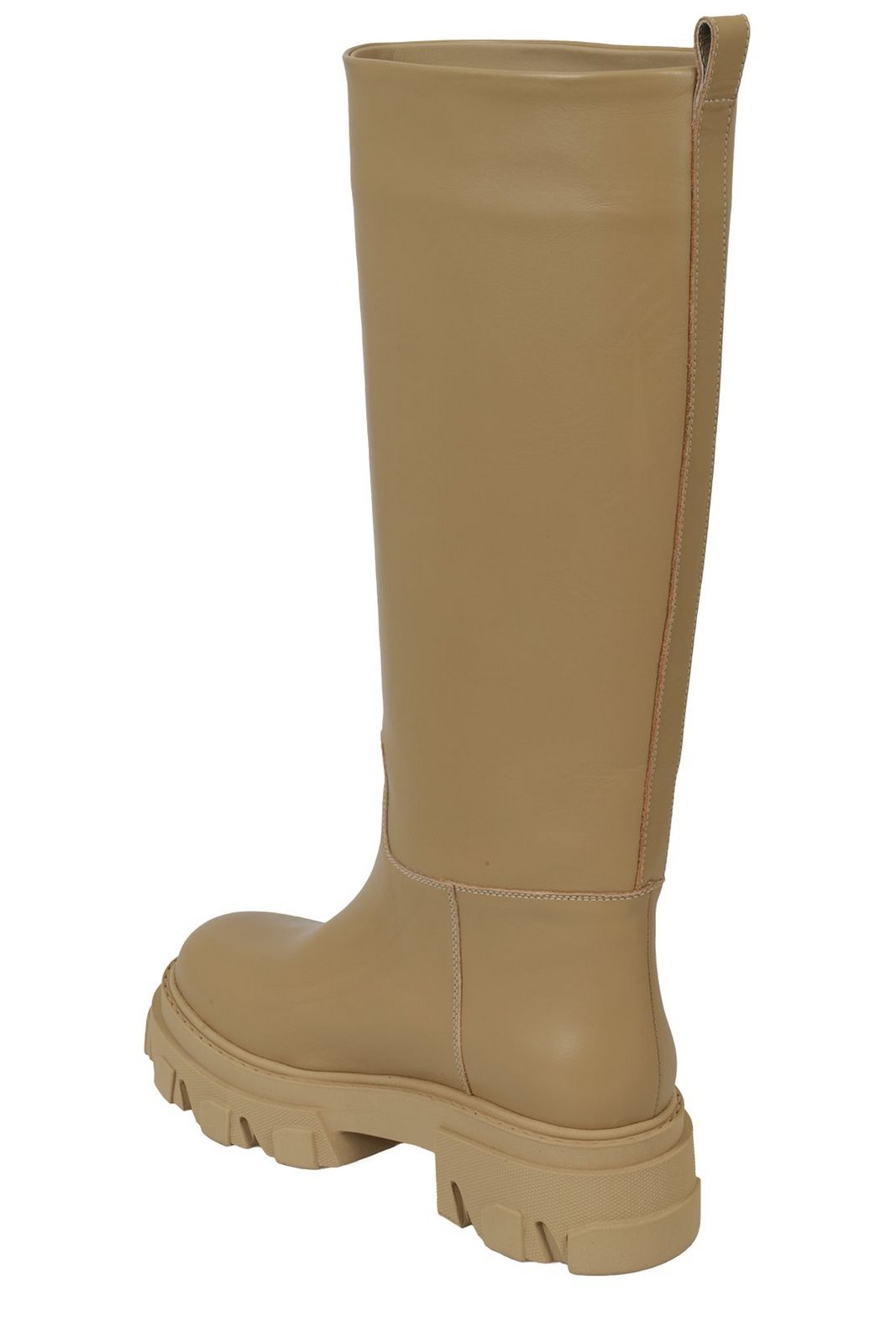 GIA BORGHINI Knielange Stiefel mit runder Zehenpartie