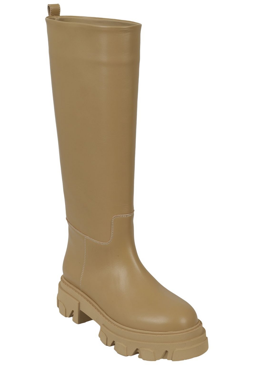 GIA BORGHINI Knielange Stiefel mit runder Zehenpartie