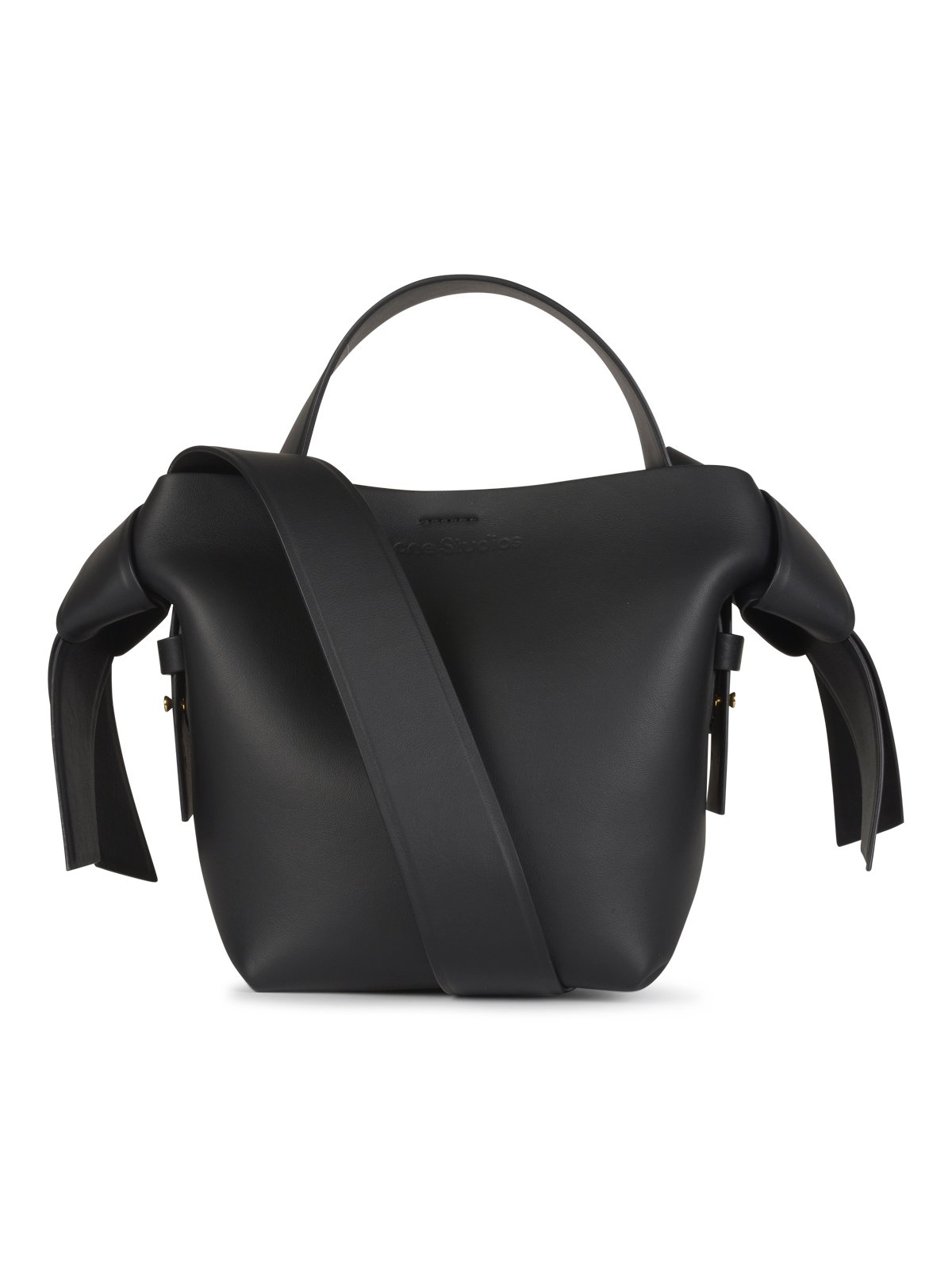 Acne Studios Musubi Logo Embossed Mini Top Handle Bag 3 Acne Studios Musubi Logo Embossed Mini Top Handle Bag