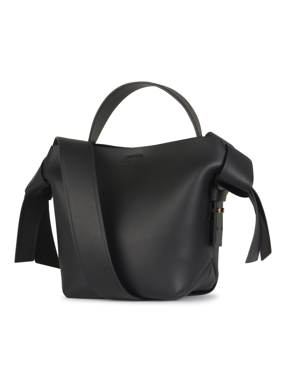 Acne Studios Musubi Logo Embossed Mini Top Handle Bag 4 Acne Studios Musubi Logo Embossed Mini Top Handle Bag