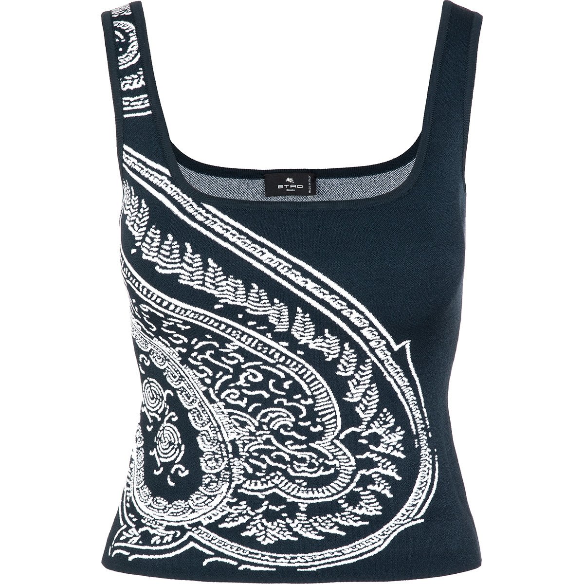 Etro Paisley-Print Sleeveless Top