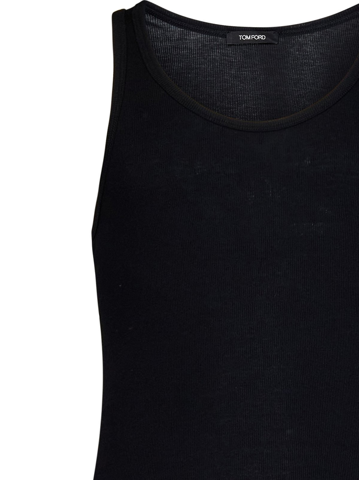 Tom Ford Ribbed Crewneck Tank Top