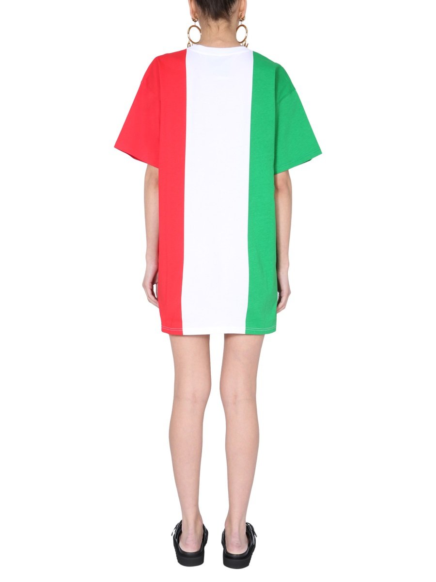 Moschino Italian Slogan Print T-Shirt Dress 5 Moschino Italian Slogan Print T-Shirt Dress