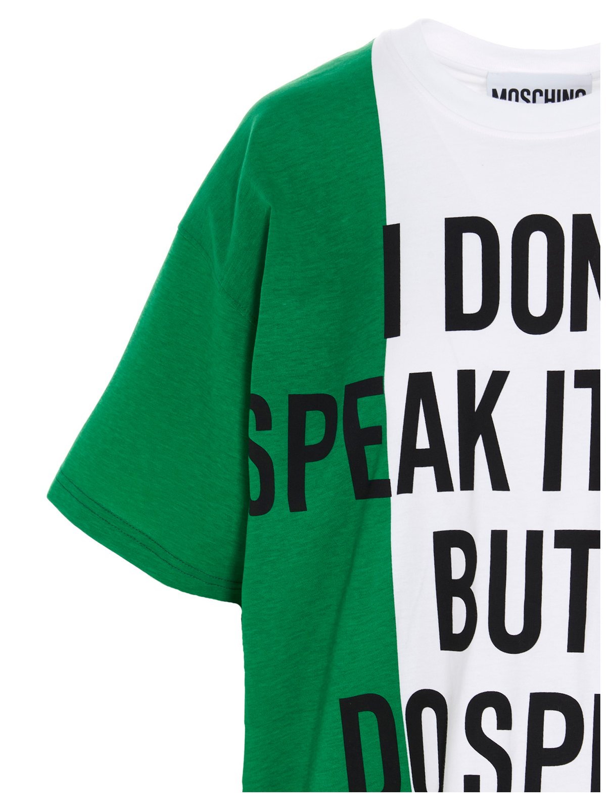 Moschino Italian Slogan Print T-Shirt Dress 8 Moschino Italian Slogan Print T-Shirt Dress