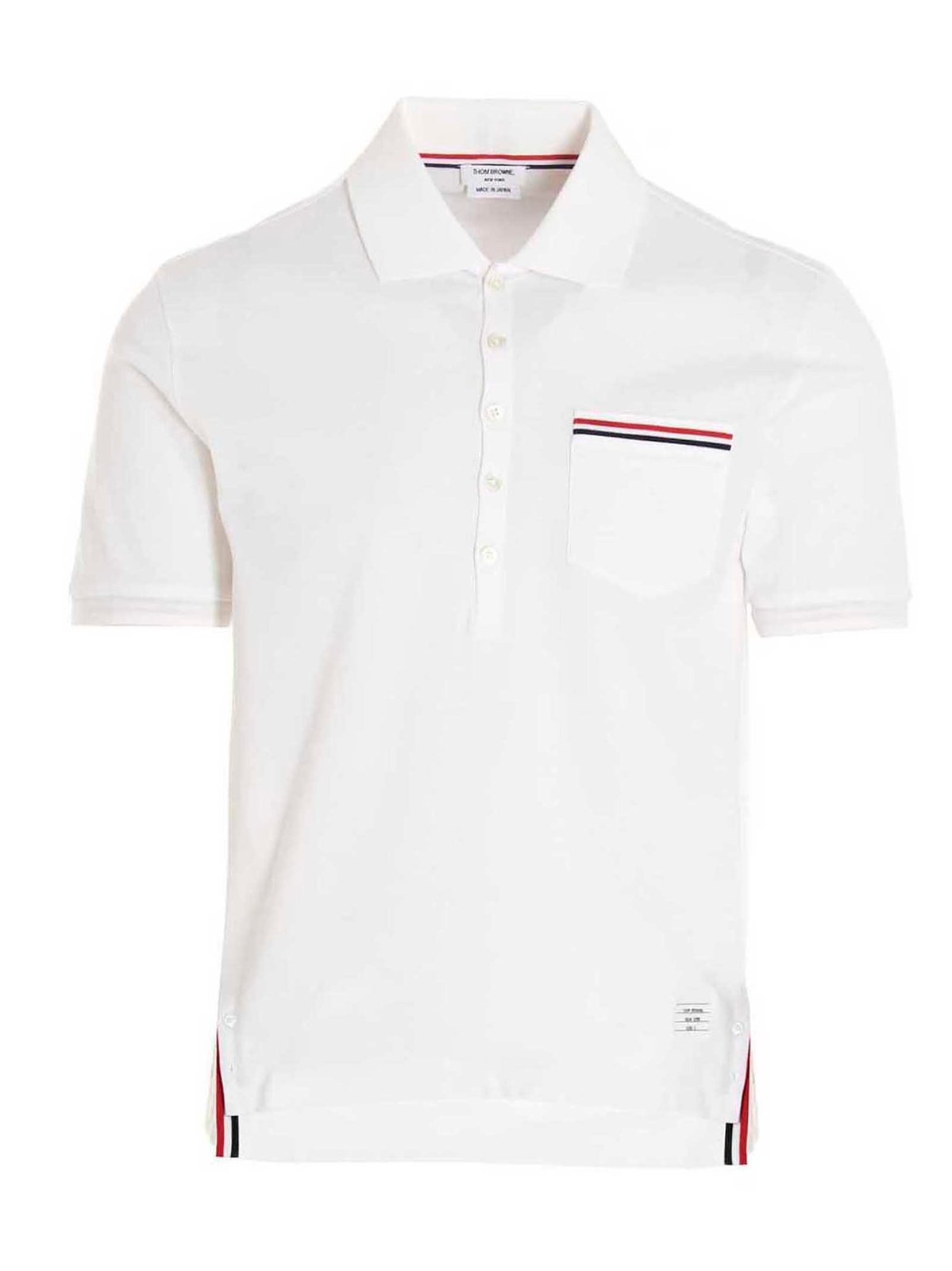 Thom Browne RWB Short-Sleeved Polo Shirt
