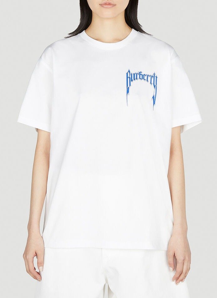 Burberry Logo Printed Crewneck T-Shirt