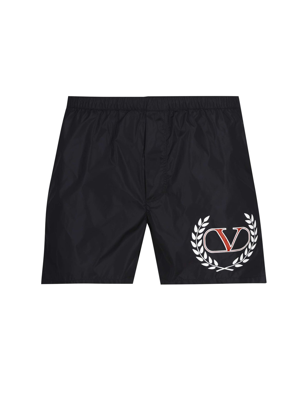 Valentino Logo Printed Swim Shorts