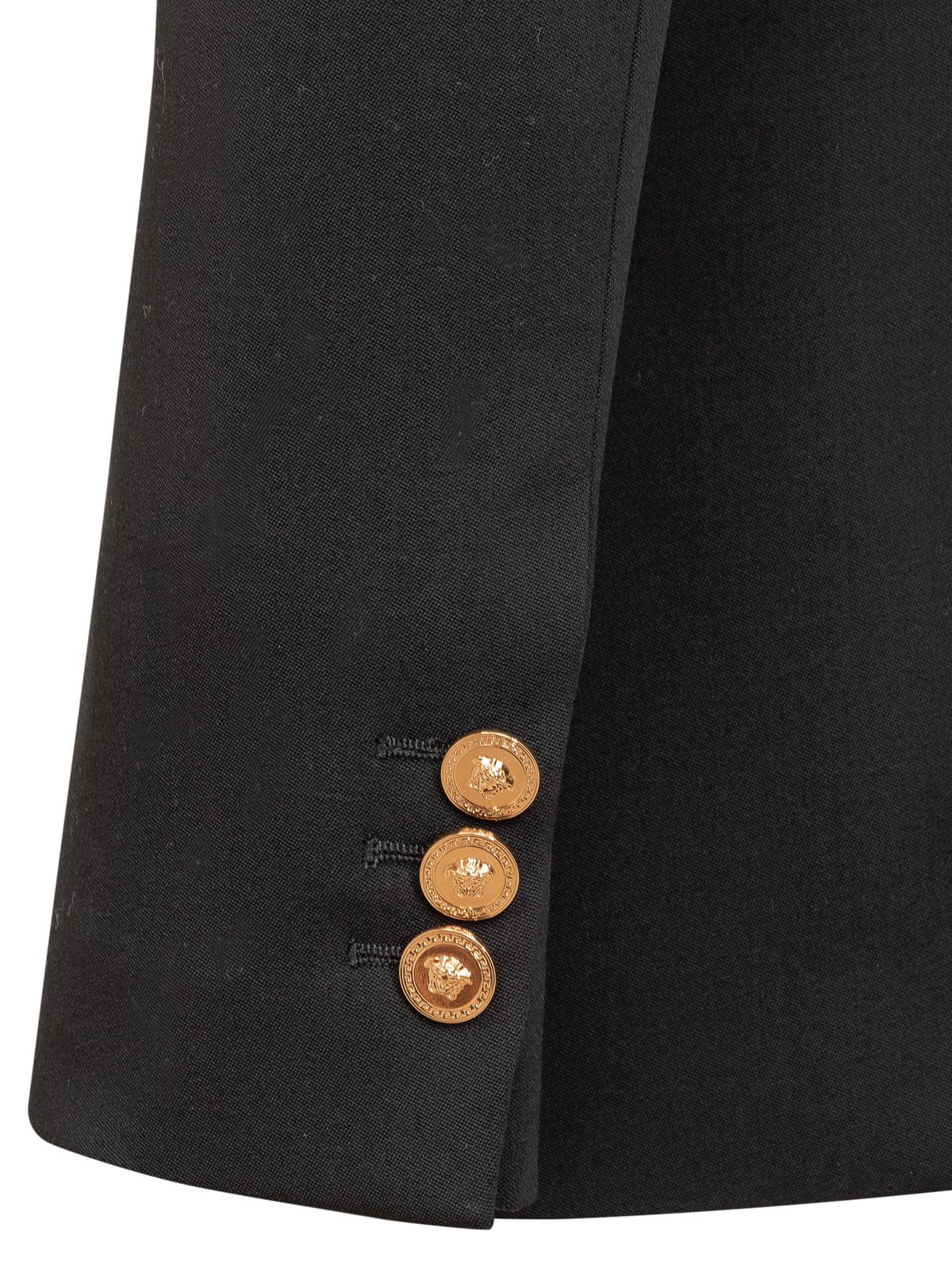Versace Single-Breasted Buttoned Blazer