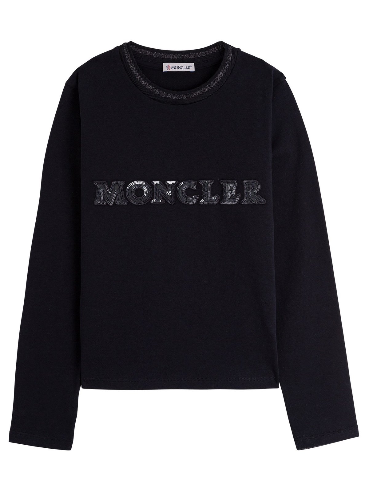 Moncler Enfant Sequin Embellished Crewneck Sweatshirt