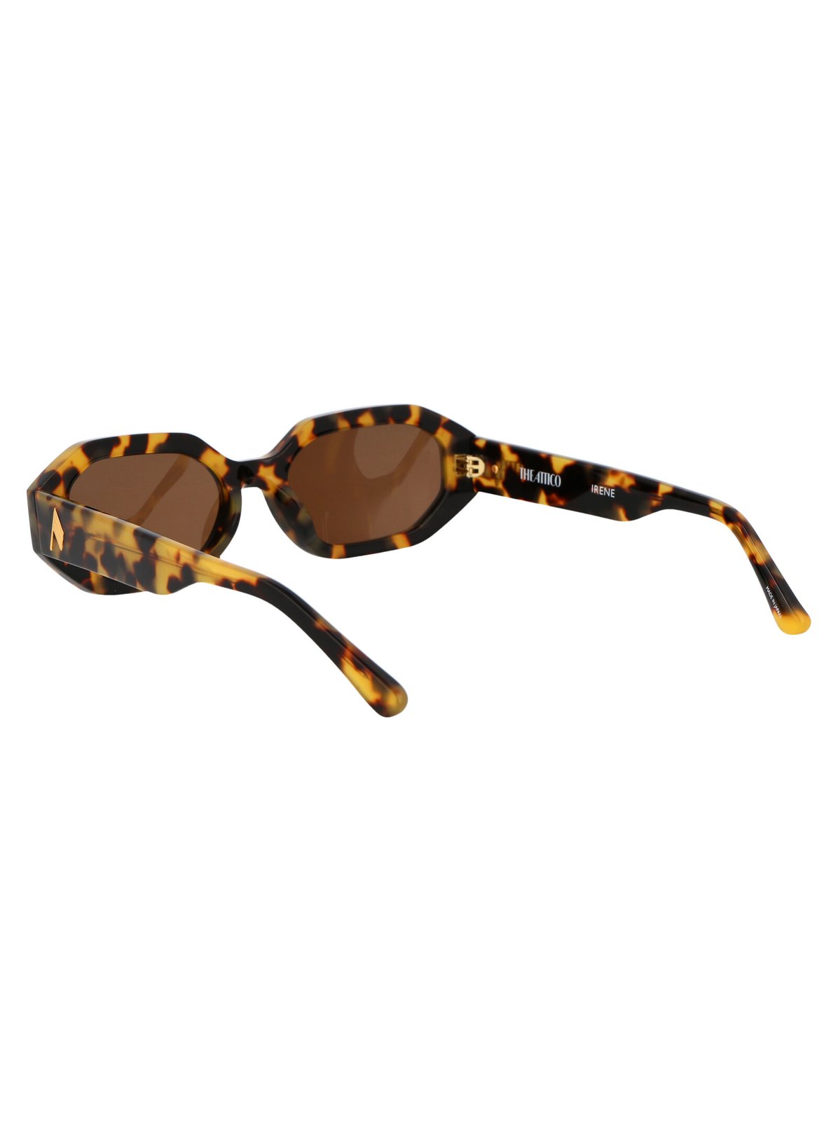 Linda Farrow X The Attico Irene Oval Frame Sunglasses