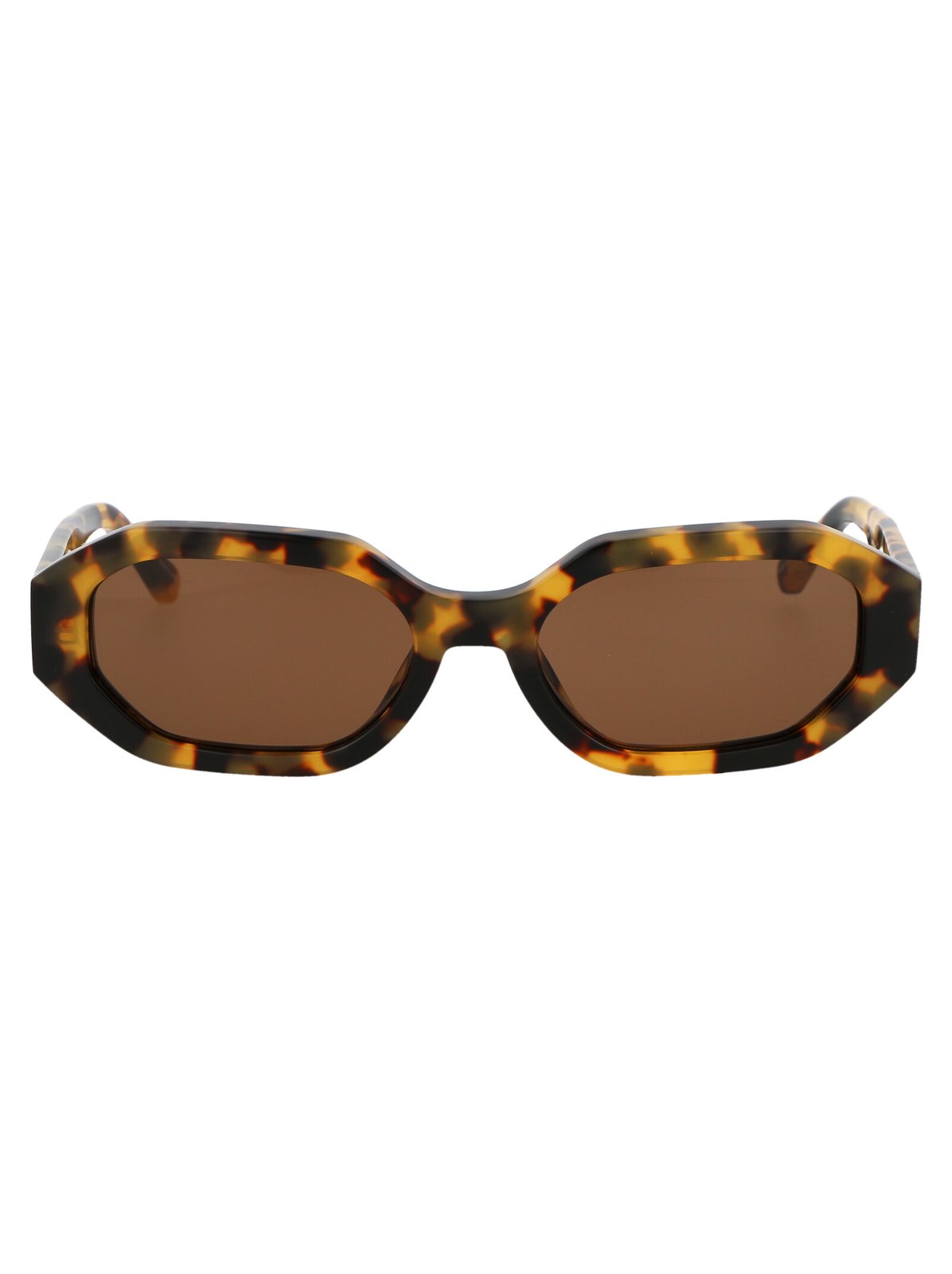 Linda Farrow X The Attico Irene Oval Frame Sunglasses