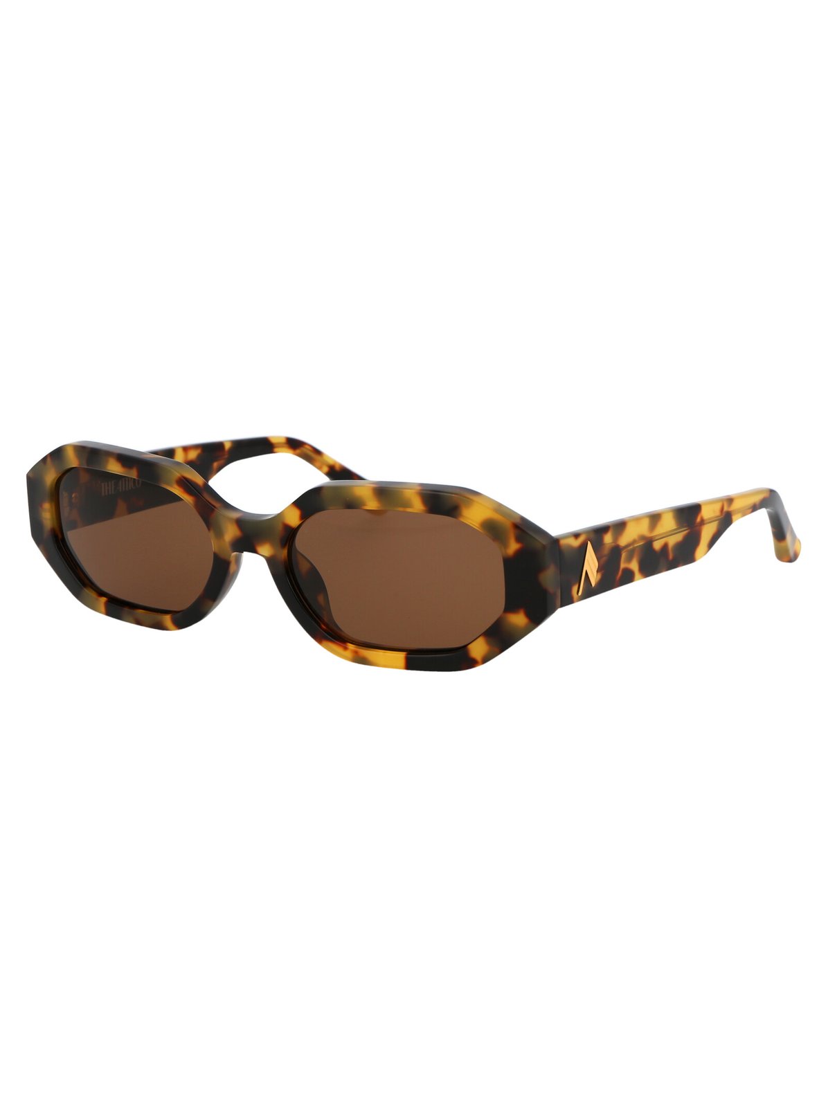Linda Farrow X The Attico Irene Oval Frame Sunglasses