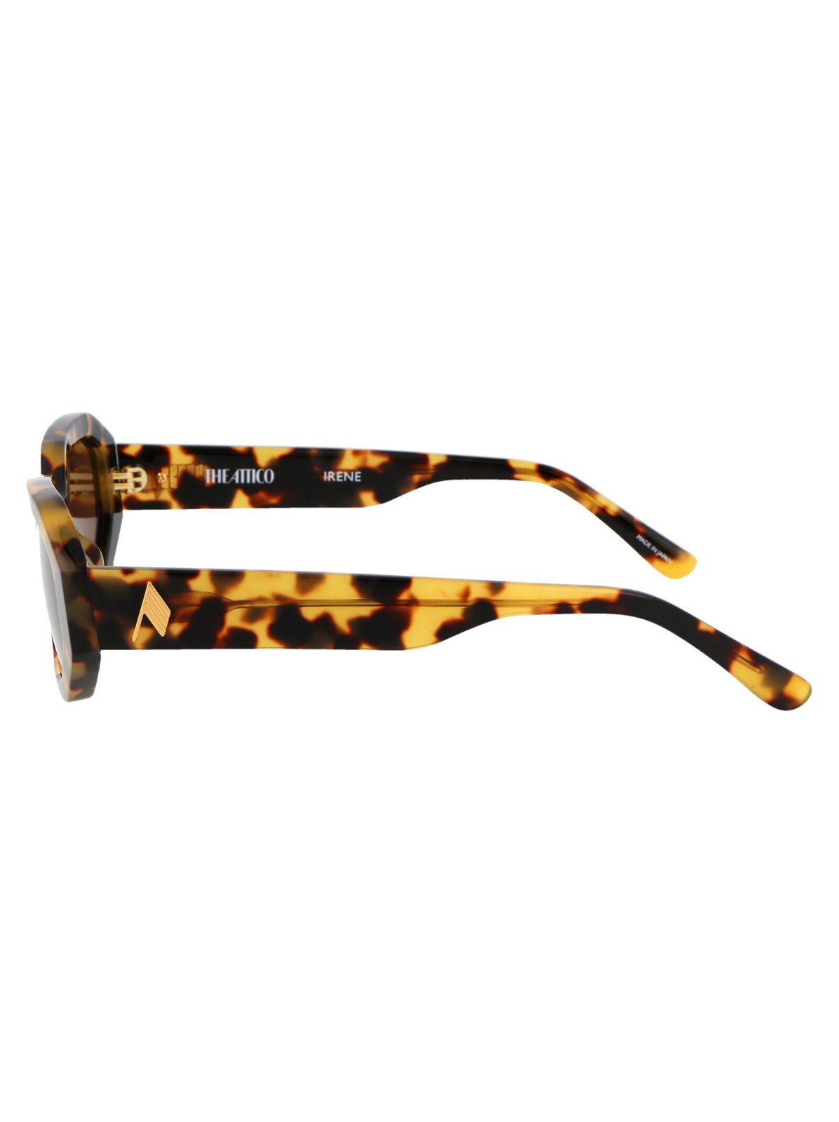 Linda Farrow X The Attico Irene Oval Frame Sunglasses