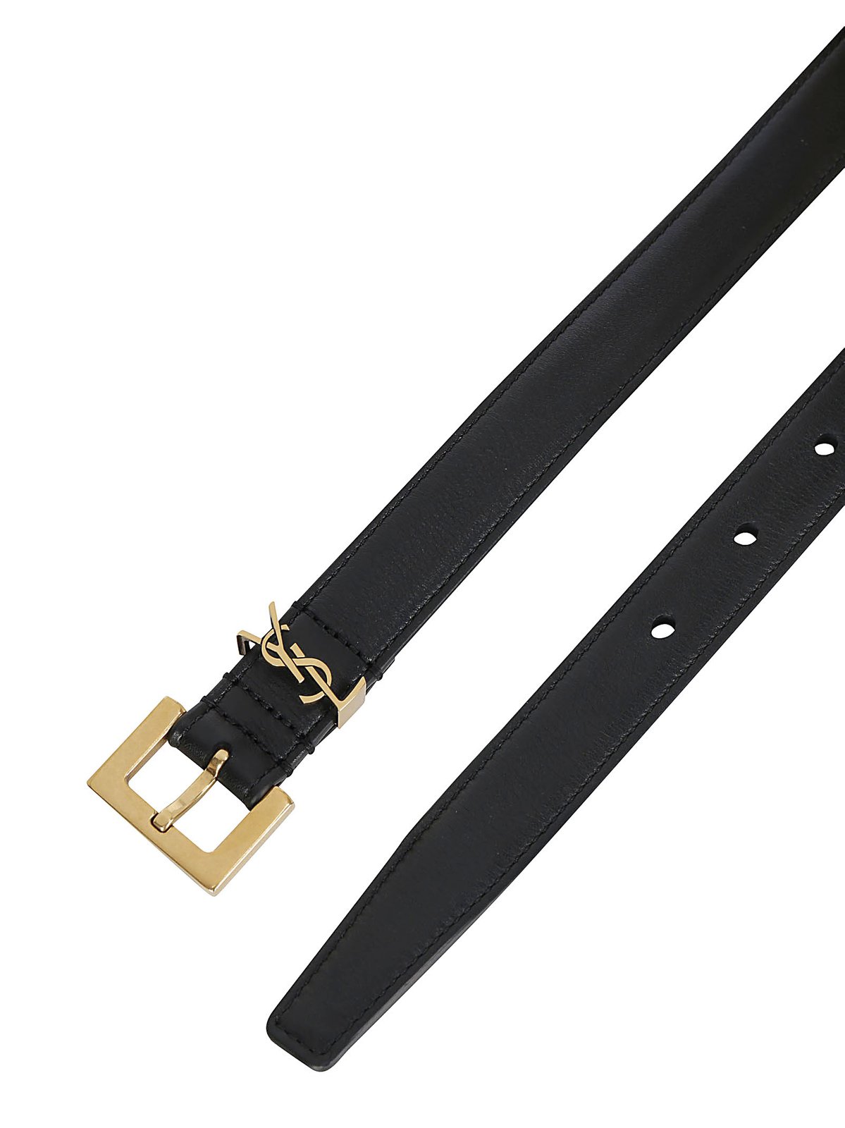 Saint Laurent Monogram Narrow Belt