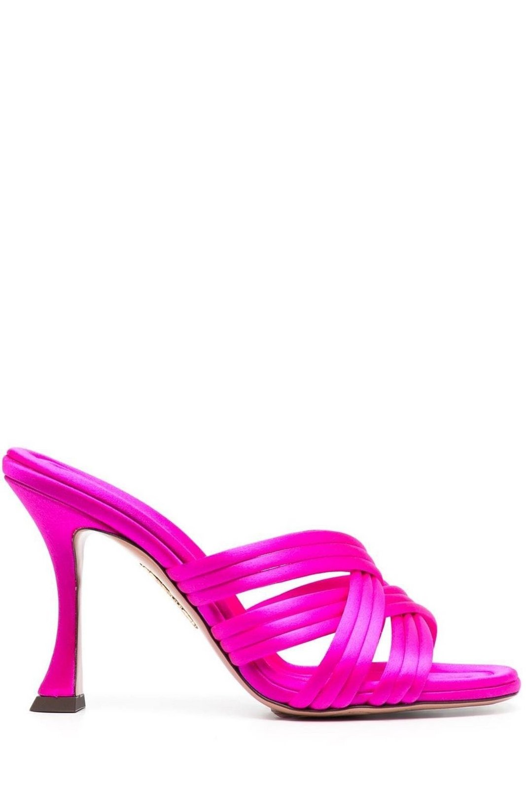 Aquazzura Braided Knot Detail Heeled Sandals