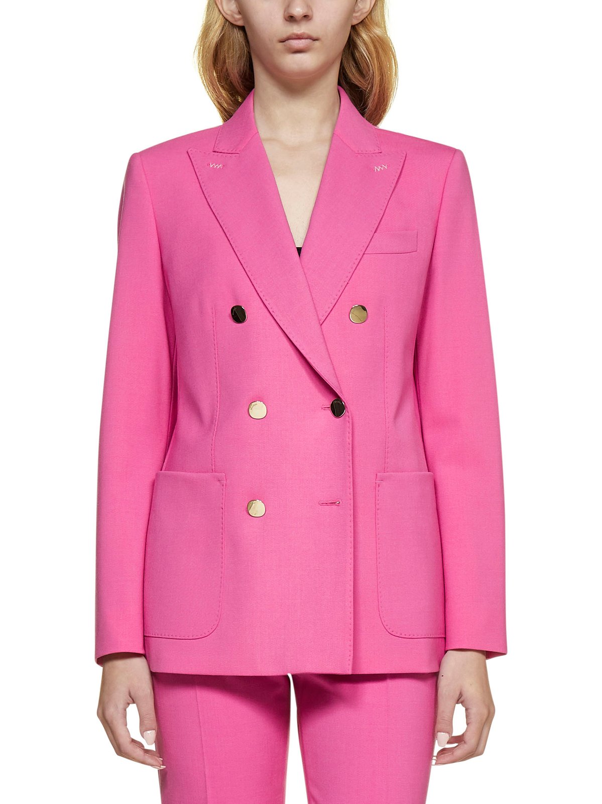 Max Mara Gin Double-Breasted Tailored Blazer