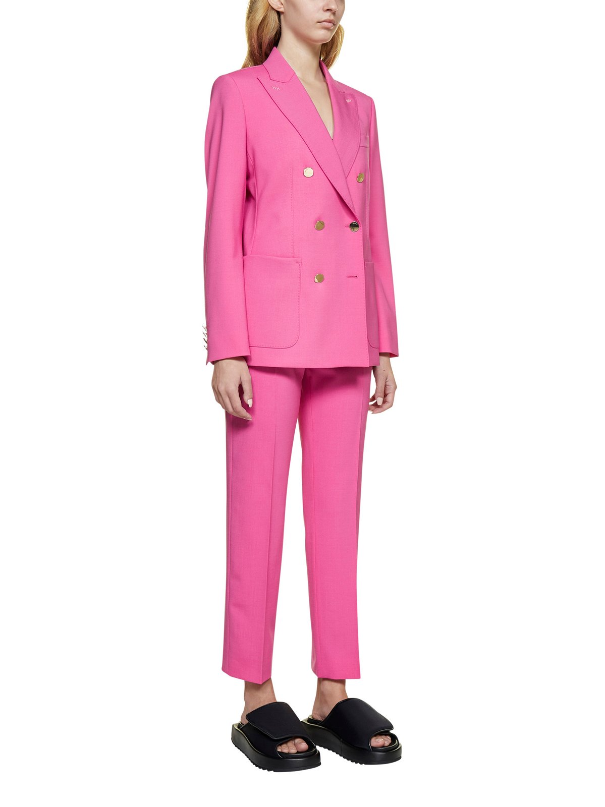 Max Mara Gin Double-Breasted Tailored Blazer