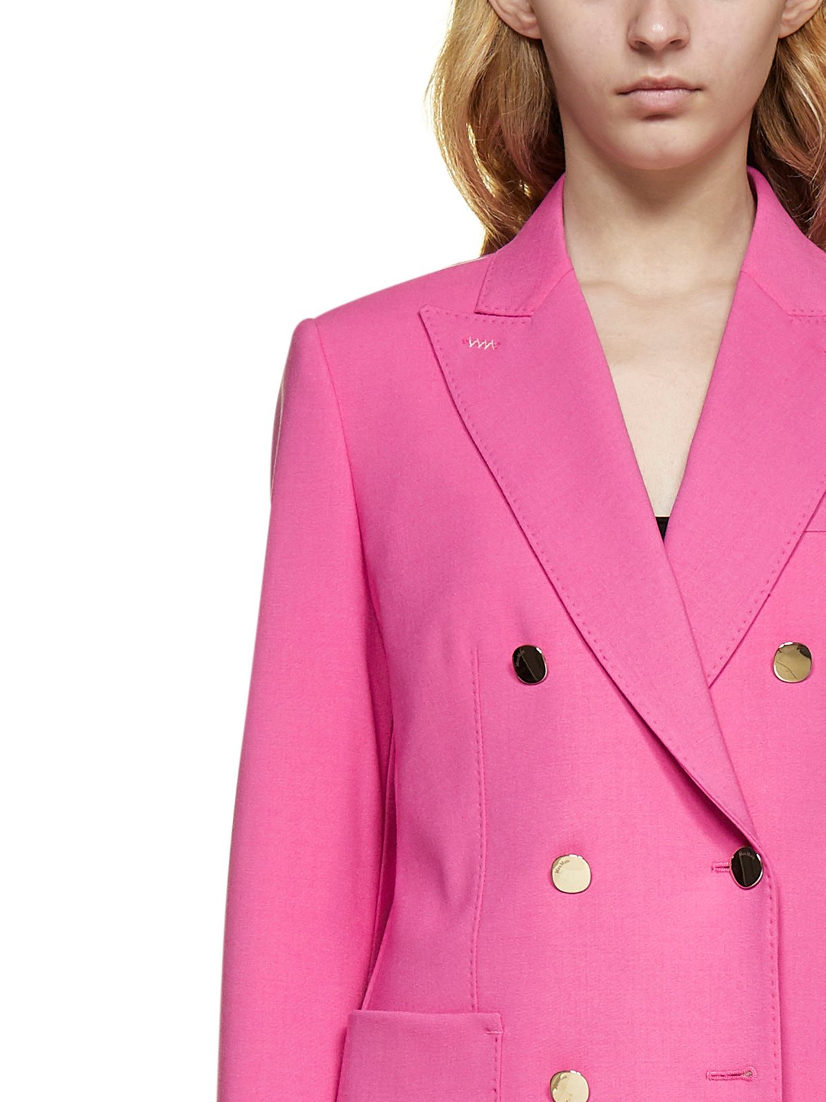 Max Mara Gin Double-Breasted Tailored Blazer