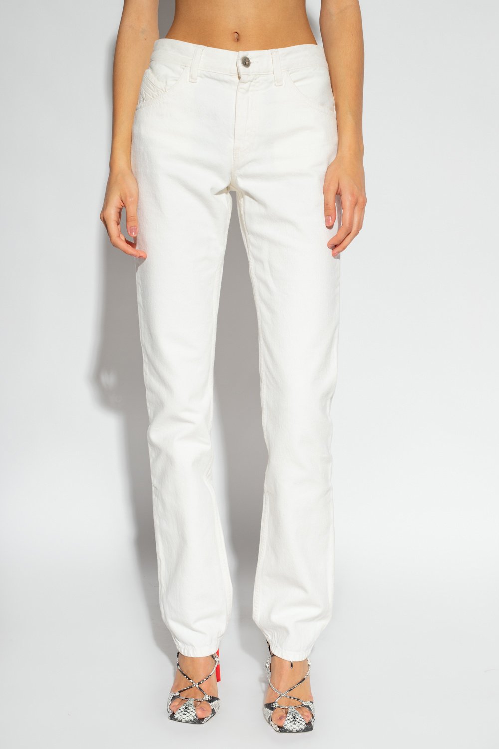 The Attico Girlfriend Straight Leg Jeans