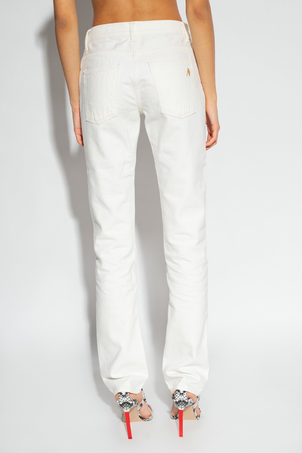 The Attico Girlfriend Straight Leg Jeans