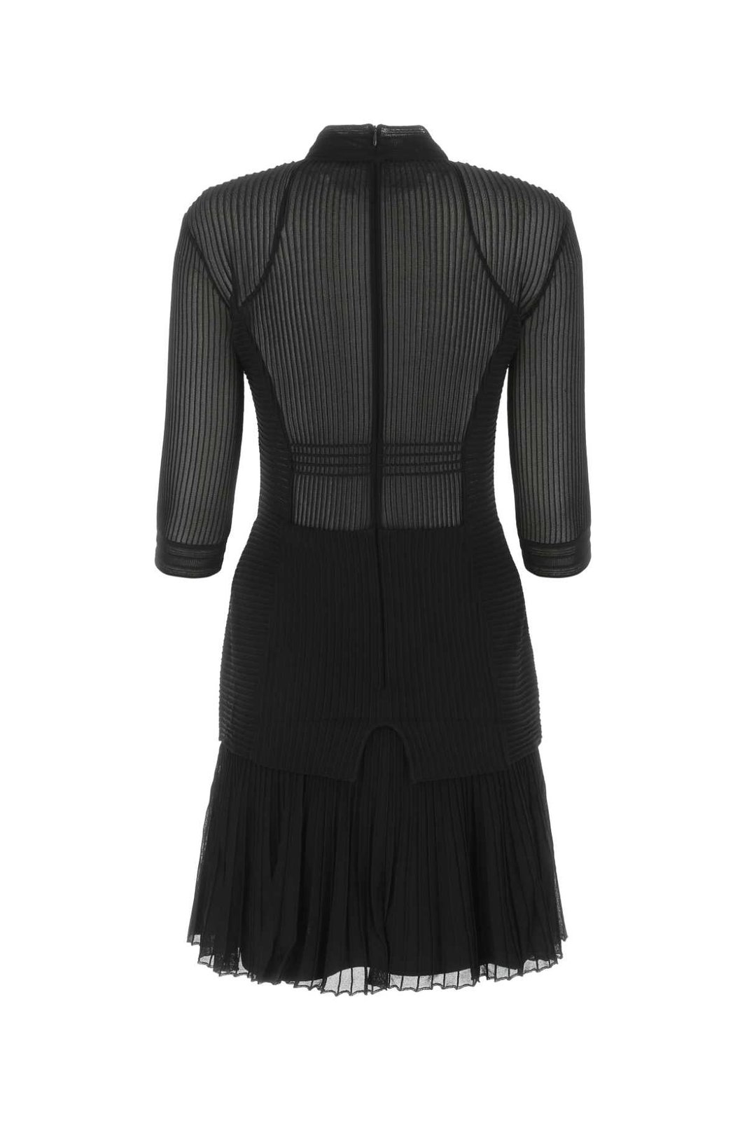 Givenchy V-Neck Sheer Mini Dress