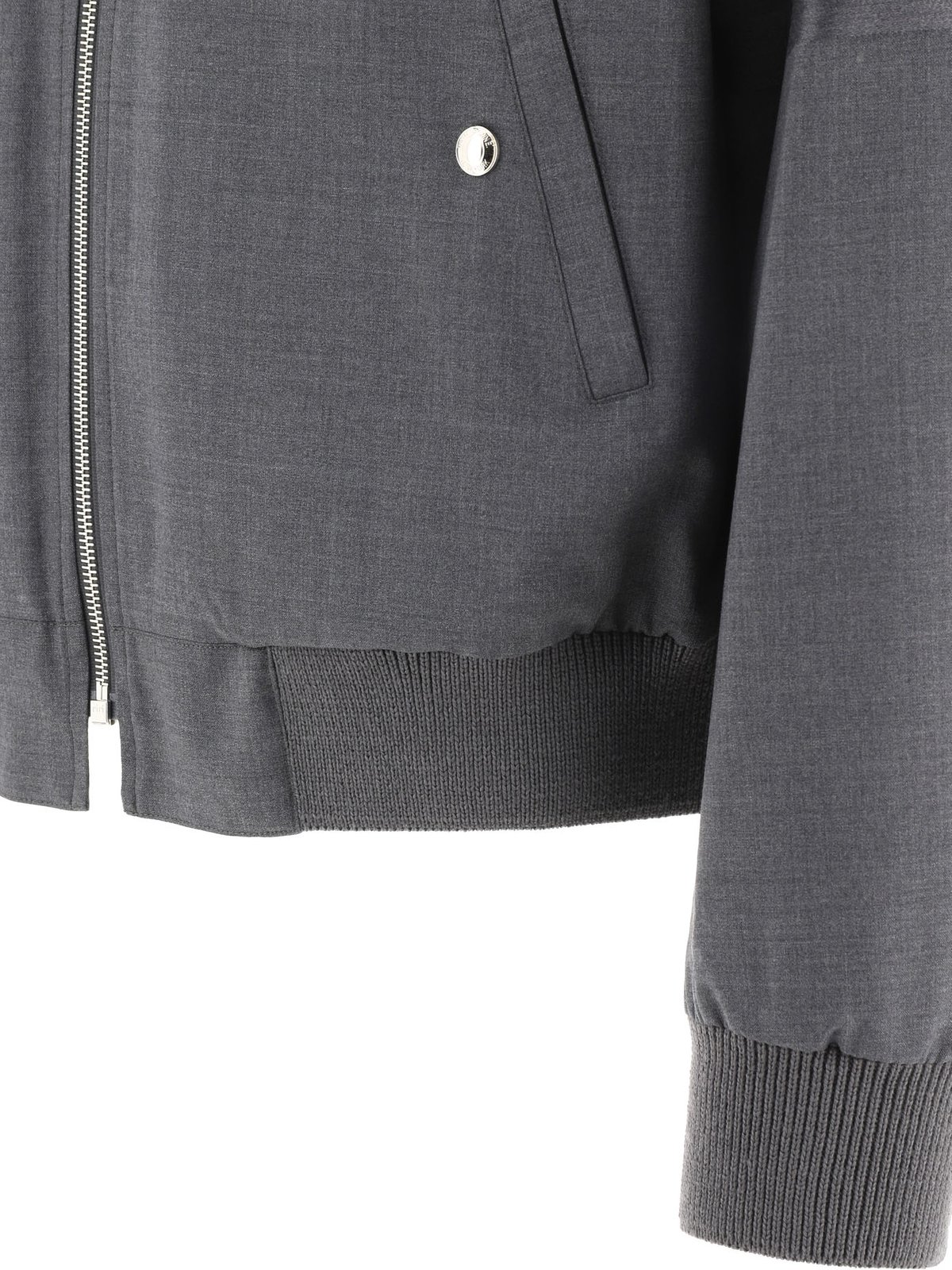 Thom Browne 4-Bar Zipped Bomber Jacket