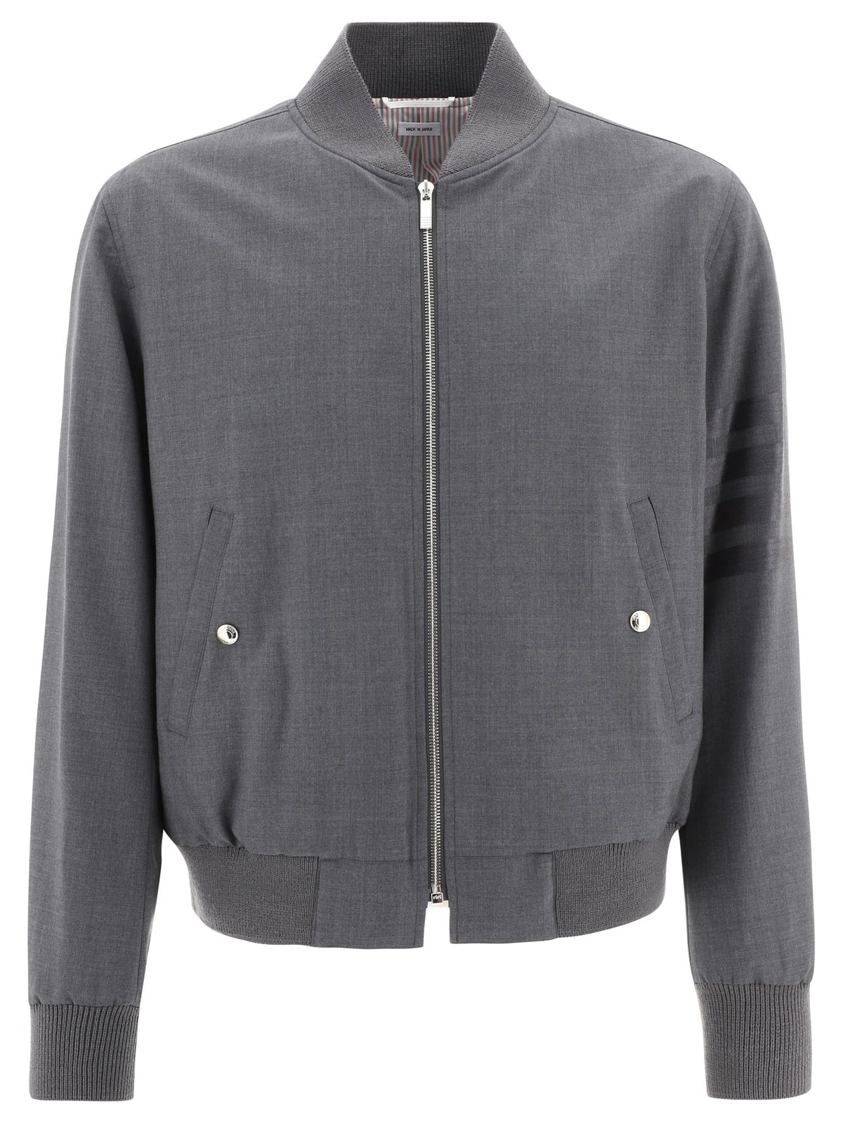 Thom Browne 4-Bar Zipped Bomber Jacket