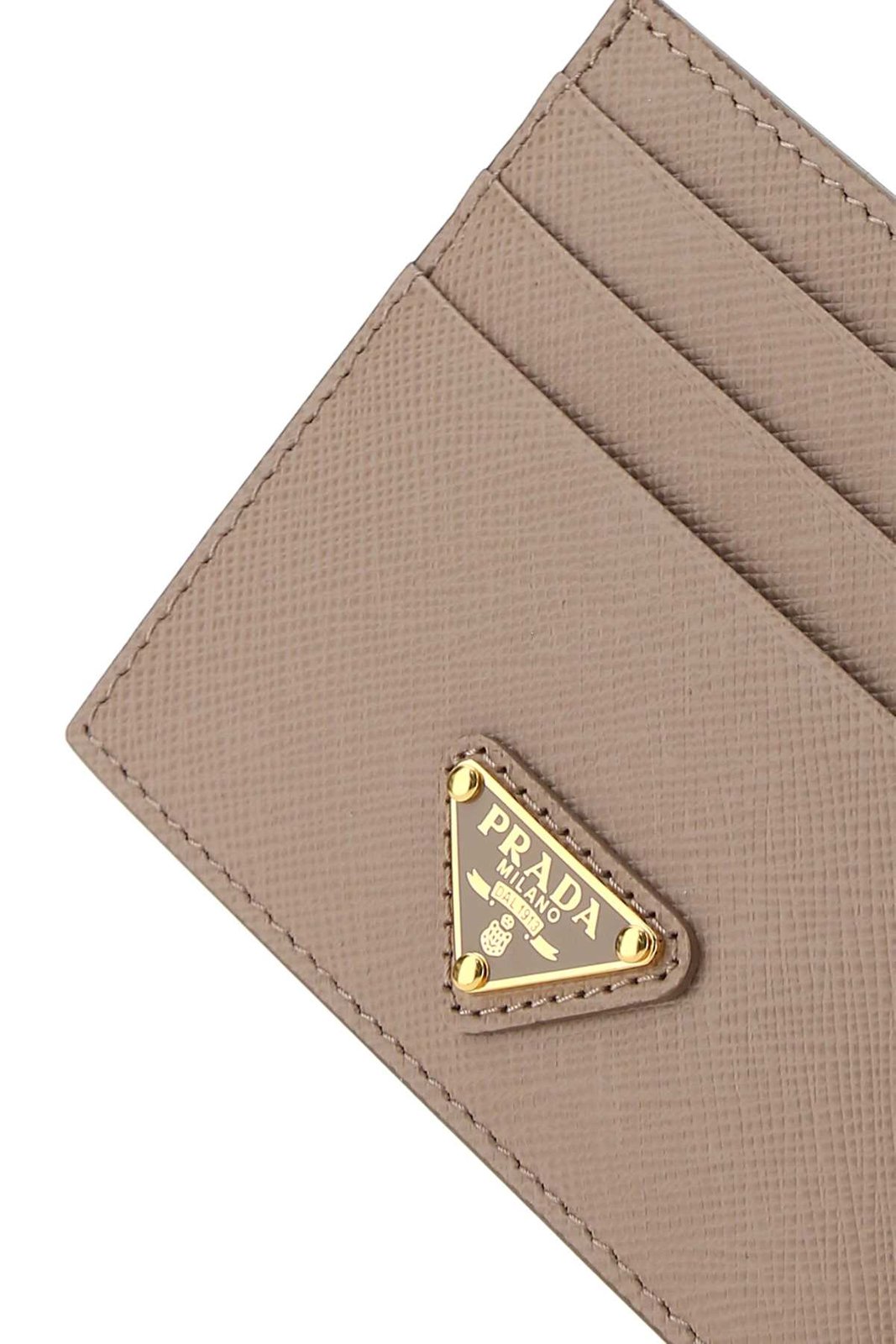 Prada Logo Plaque Card Holder