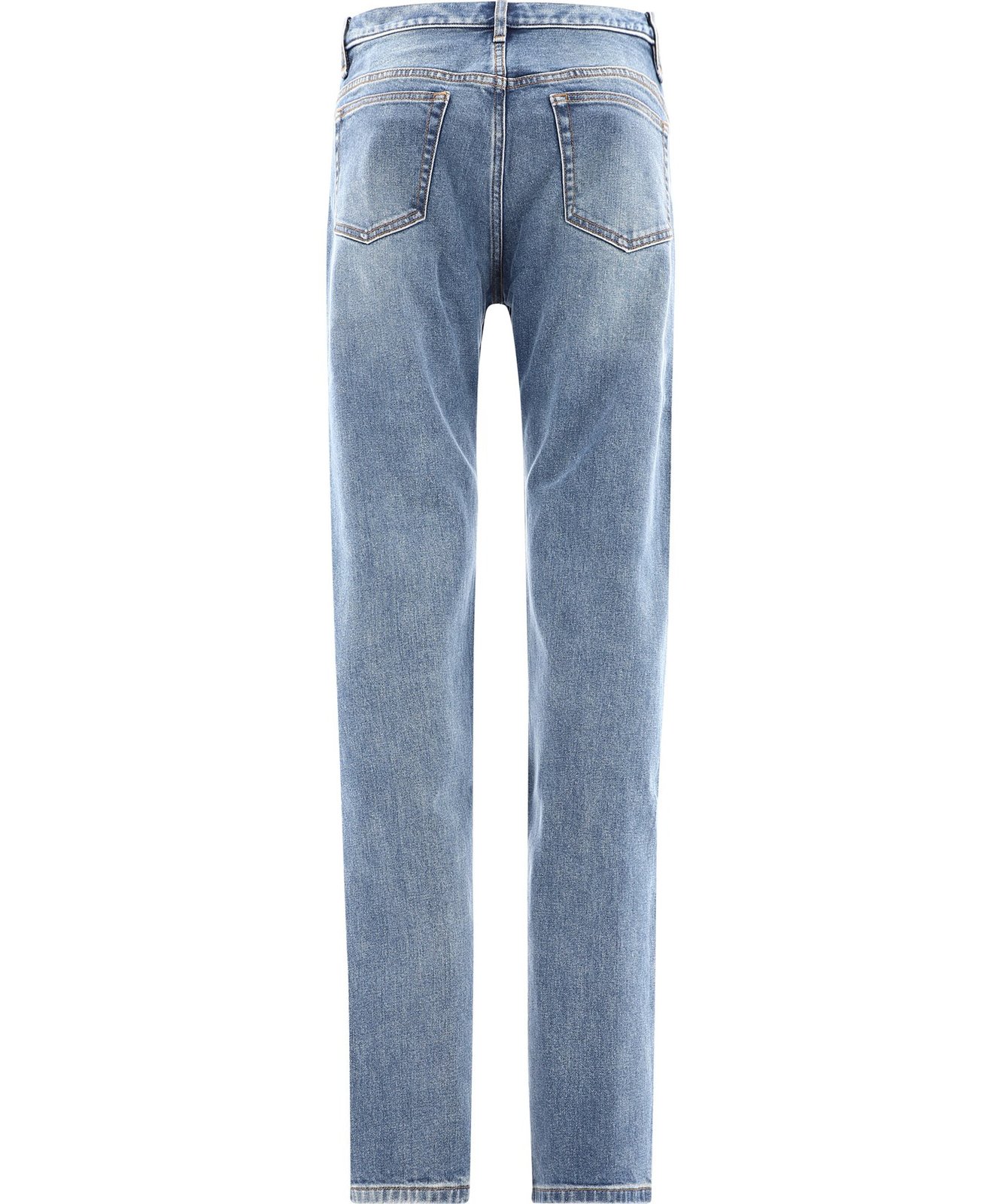 A.P.C. Mid-Waist Washed Effect Jeans