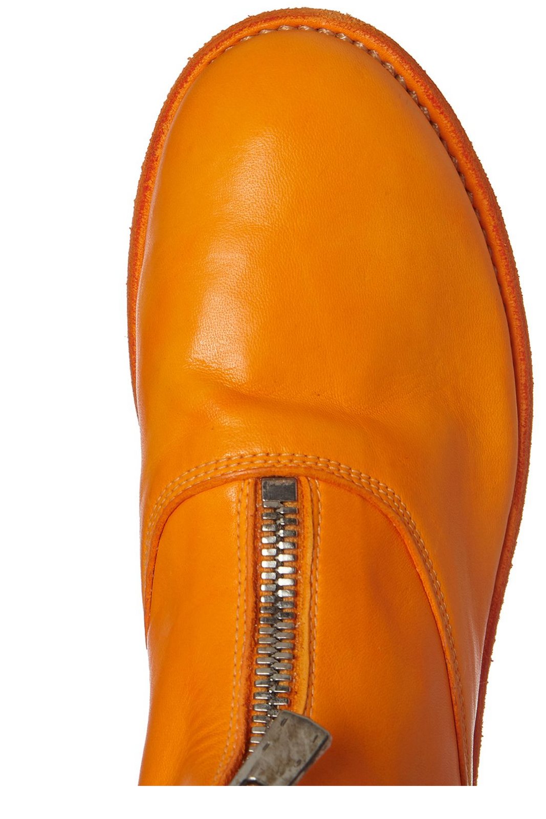 Guidi Front-Zip Calf-Length Boots