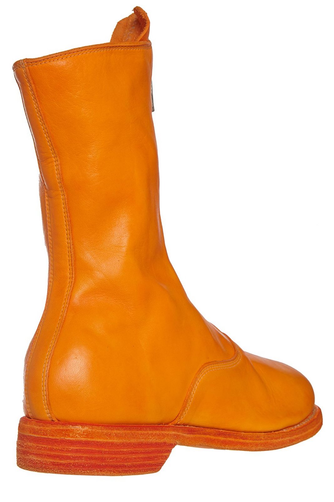 Guidi Front-Zip Calf-Length Boots