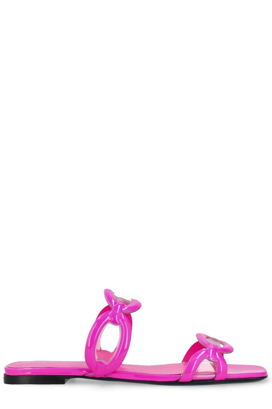 Valentino Square Toe Slip-On Slides