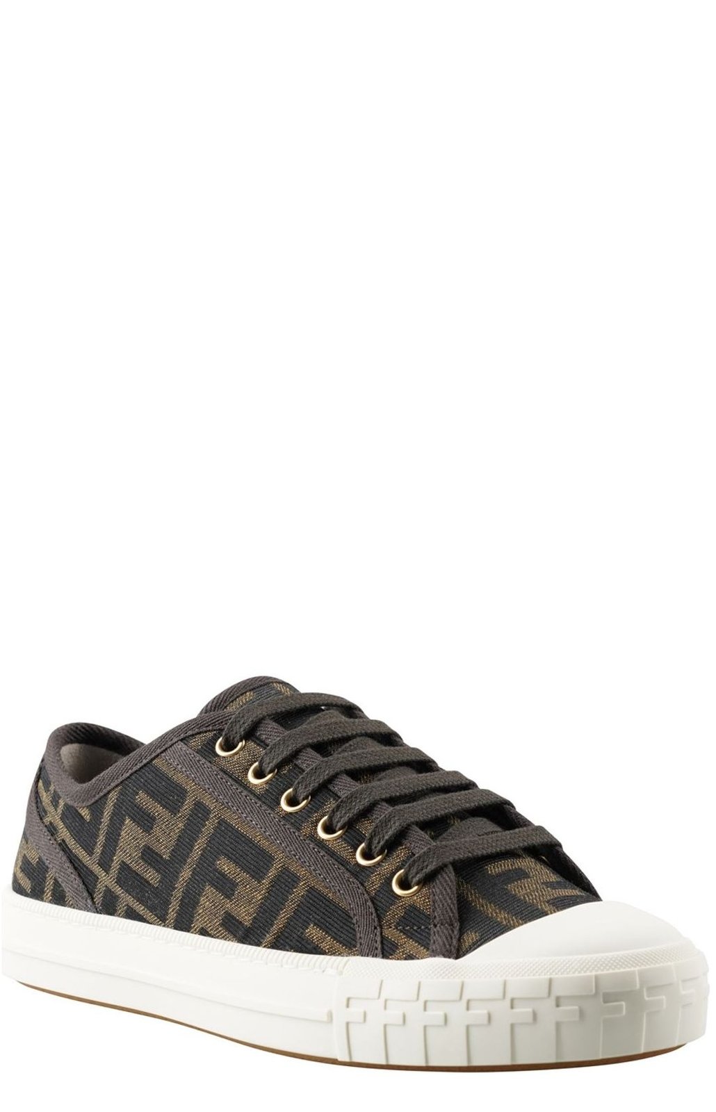 Fendi Domino FF Motif Low-Top Sneakers 3 Fendi Domino FF Motif Low-Top Sneakers