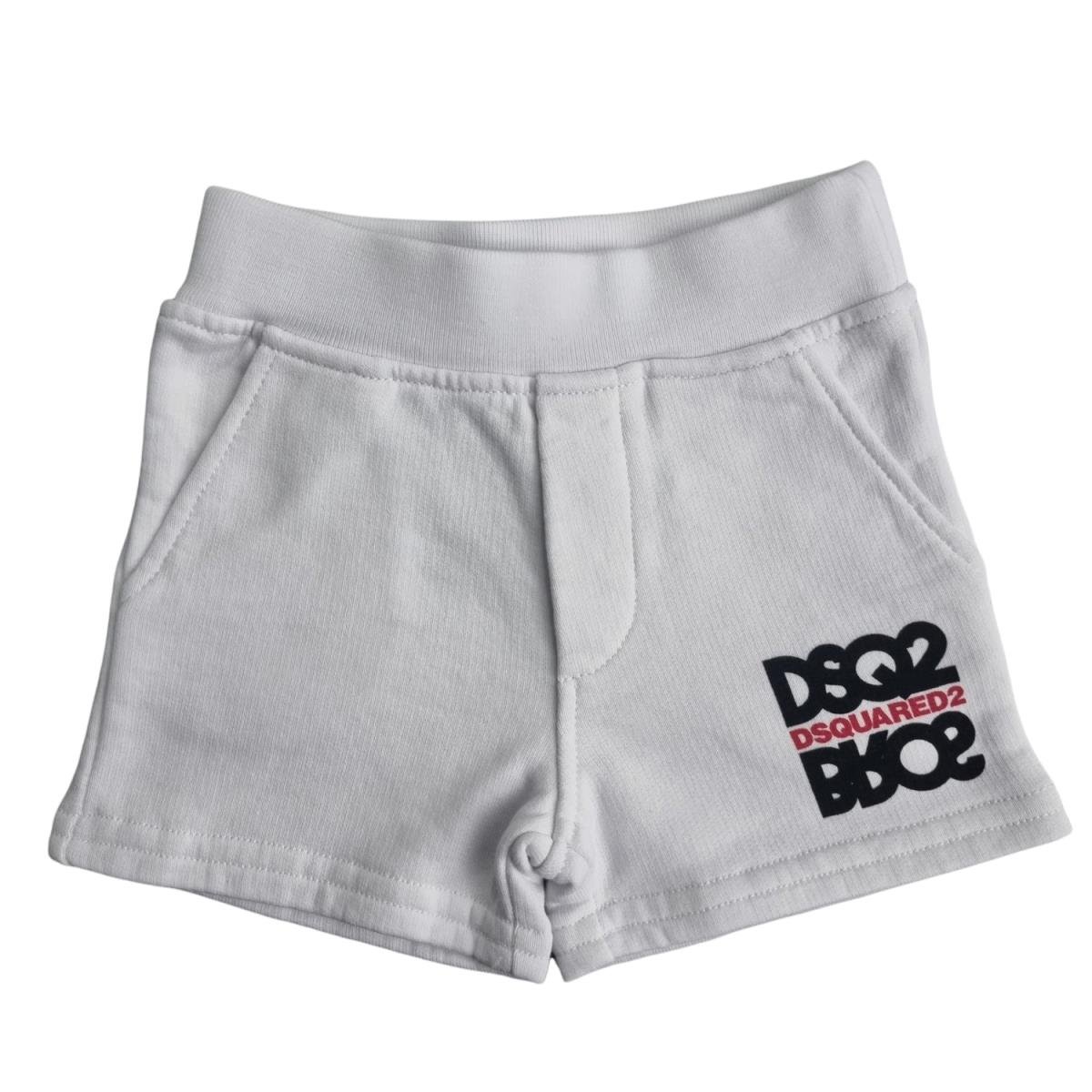 Dsquared2 Kids Logo Printed Stretched Shorts
