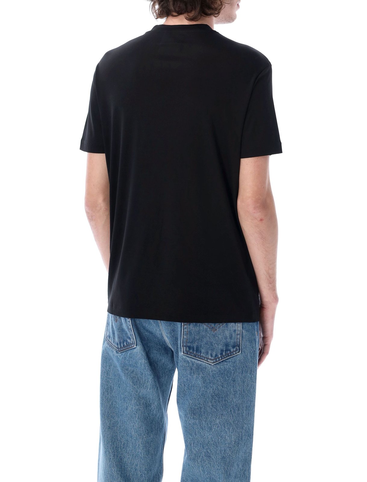 Emporio Armani Logo Printed Crewneck T-Shirt