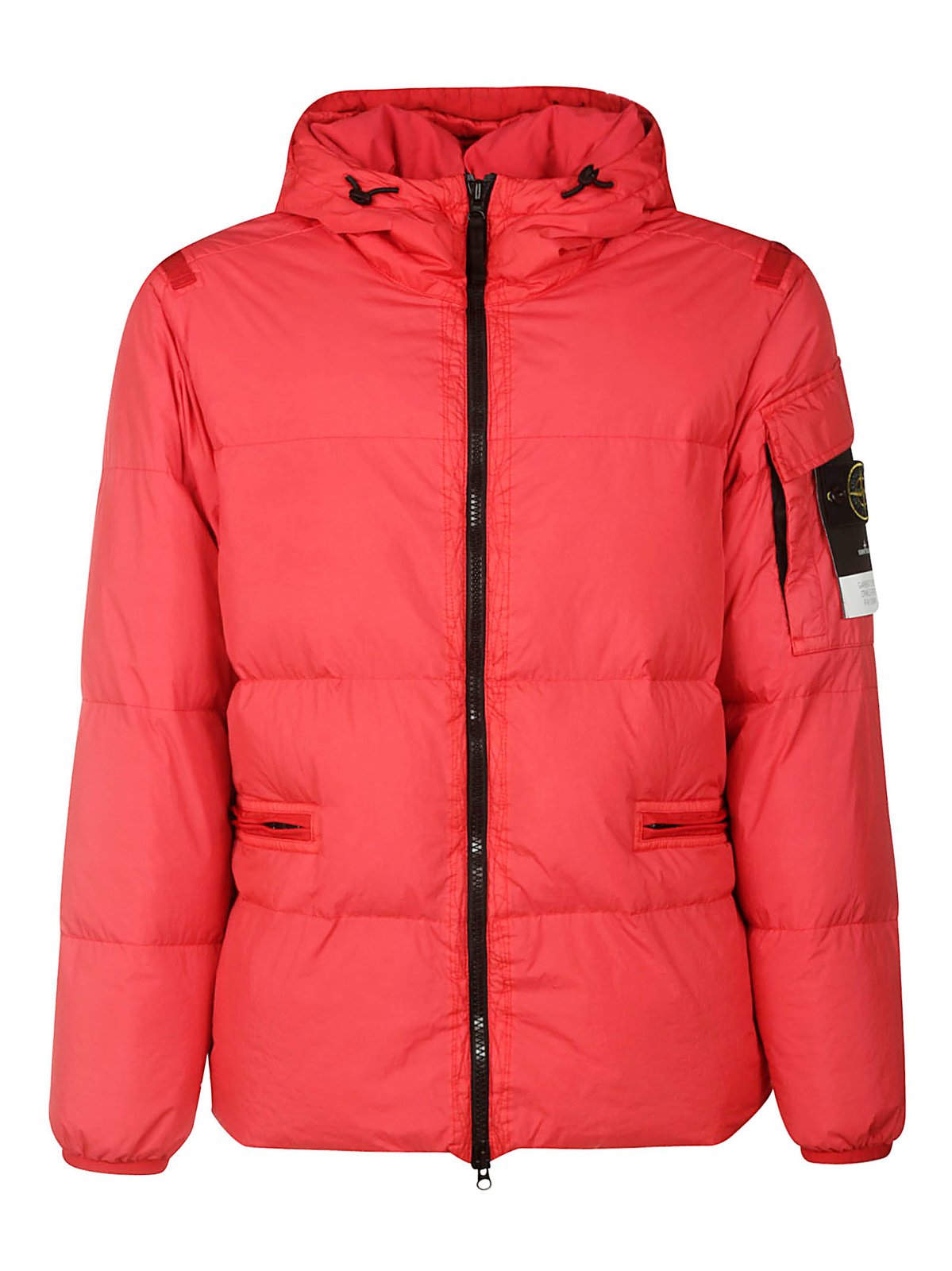Stone Island Logo Patch Down Jacket