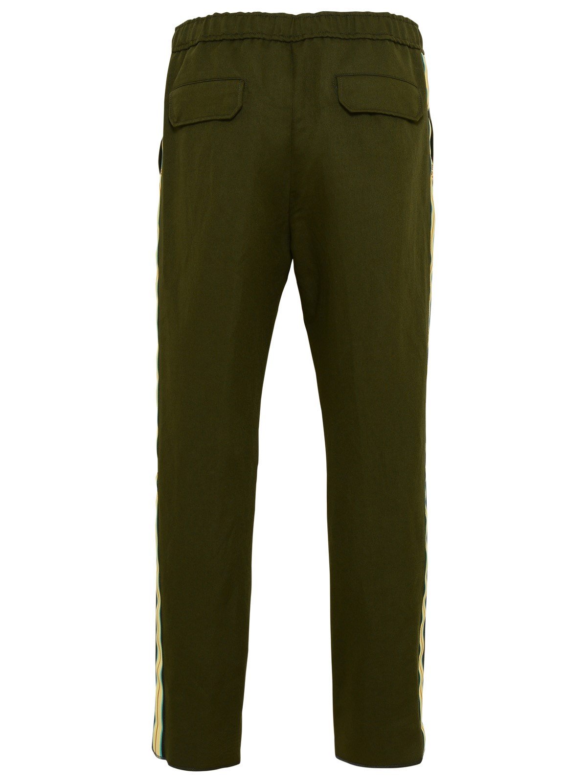 Etro Logo Band Straight Leg Pants