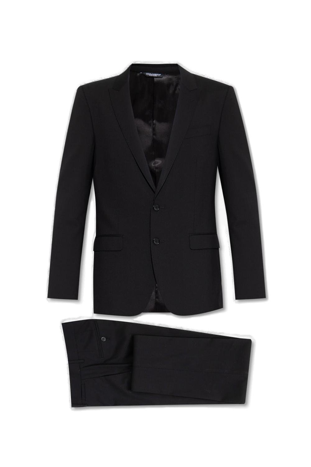 Dolce & Gabbana Einreihiger Anzug mit geradem Bein