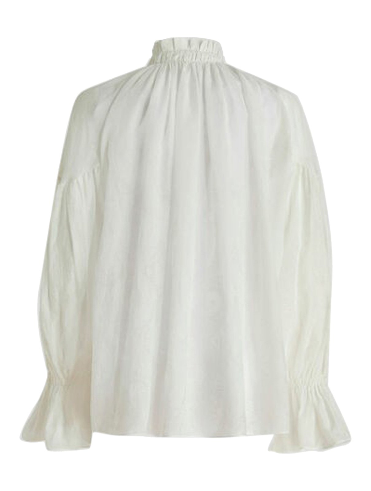 Etro Highneck Ruffled Long Sleeve Blouse