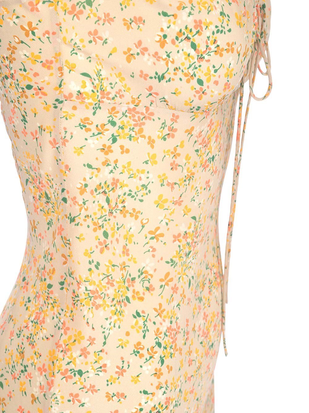 Saint Laurent Allover Floral Printed Mini Dress