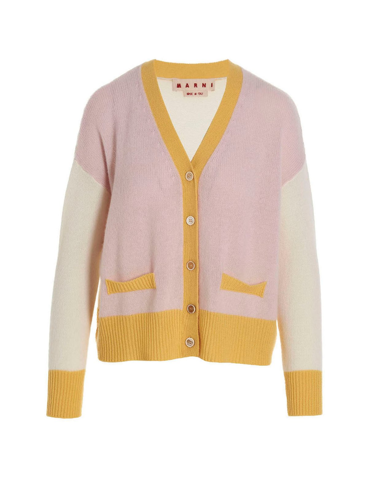 Marni Color-Block Buttoned Cardigan