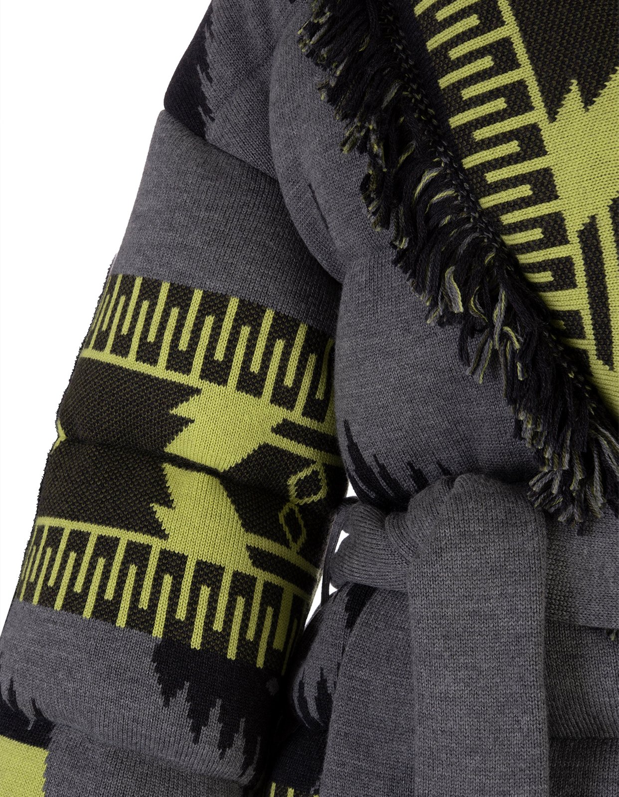 Alanui Icon Jacquard Belted Cardigan
