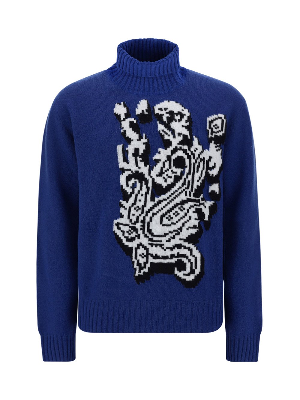 Etro Graphic Intarsia Knitted Jumper
